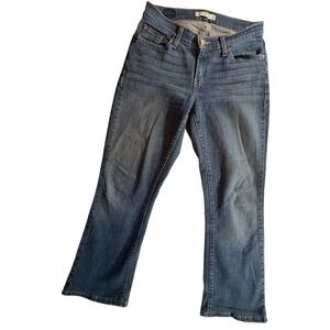 Levi's 529 Curvy Bootcut Jeans Womens 8 Blue Stretch Mid Rise Denim Pants
